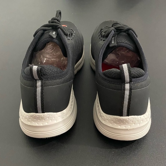 New Skechers Ebinal Work Shoes Arch Fit Comp Toe Slip Resistant Lace Up Low Boot - Picture 9 of 15